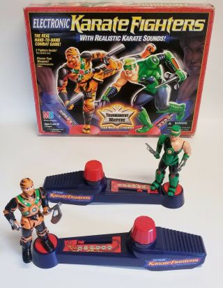 Electronic Karate Fighters Milton Bradley Game Tournament Masters Vintage 1995