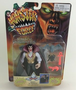 Monster Force 5 " Figure Dracula Prince Darkness Blood Sucking Bat Playmates 1994