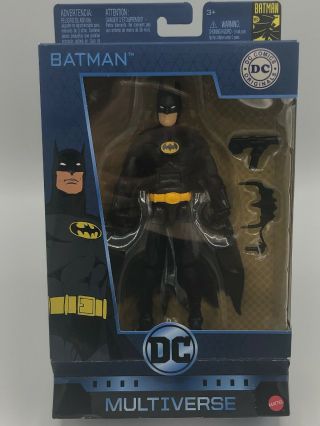 2019 Dc Comics Multiverse Originals 6 " Batman 80 Th Years Anniversary Mattel