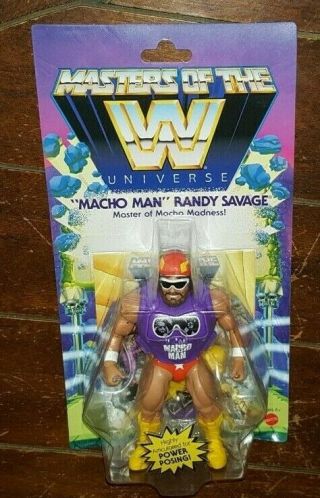 Masters Of The Wwe Universe: " Macho Man " Randy Savage - Master Of Macho Figure
