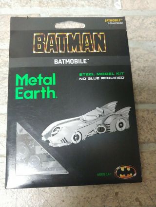 Metal Earth Batman 1989 Batmobile 3d Metal Model,  Tweezer 13726