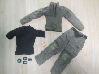 1/6 Soldier Story Fbi Hrt Olive Drab Combat Uniform (od) W/ Insignia