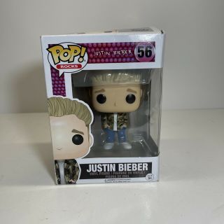 Justin Bieber Funko Pop Rocks Justin Beiber Vinyl Figure 56