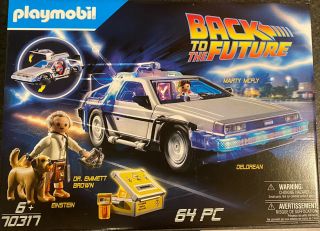 Playmobil 70317 Back To The Future Marty Mcfly Delorean Emmett Brown Einstein