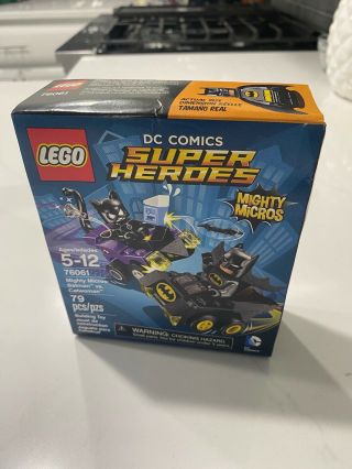 Lego Dc Comics Heroes With Batman Vs Catwoman Mini - Figures 76061