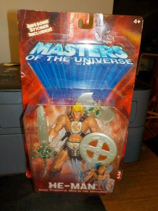Nib Vtg Mattel Masters Of The Universe He - Man 6 " 54912 Smash Up Action Figure