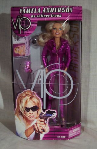 Pamela Anderson As Vallery Irons Vip Action Figure Doll Nib 2000