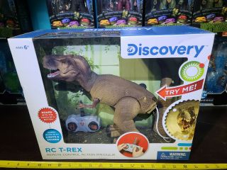 Discovery Wireless Remote Control Rc 16 " T - Rex Dinosaur Toy Action Figure Roars