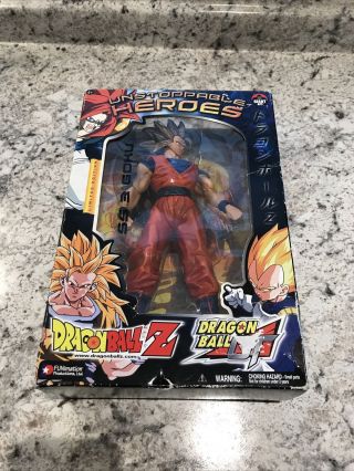 2004 Dragon Ball Z Ss 3 Goku Unstoppable Heroes Limited Edition 9” Action Figure