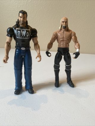 Wwf Wwe Scott Hall And Hollywood Hulk Hogan Wrestling Action Figure 2011 Mattel