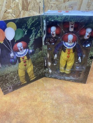 Neca Deluxe Ultimate 7” Action Figure: It The Movie : Pennywise