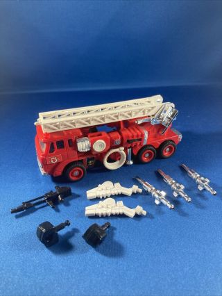Transformers Takara Hasbro 1980 1982 G1 Inferno Fire Truck Firebot