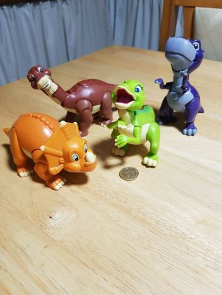 Rare Collectable The Land Before Time Figures Ducky Lightfoot Cerra Chomper Vgc