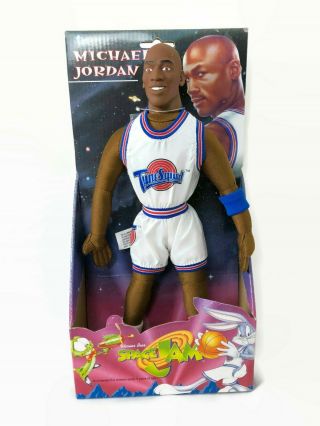 Vtg 1996 Michael Jordan Space Jam Tune Squad 12 " Plush Doll Play By Bugs Bunny