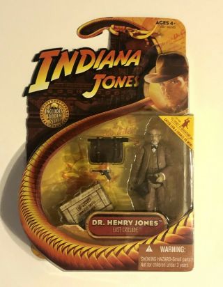2008 Hasbro - Indiana Jones Action Figure Wave 3 – Dr.  Henry Jones (last Crusade