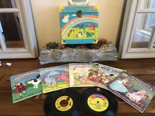 My Little Pony Vintage Carry Case With Books Vinyl Records 1985