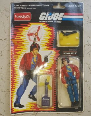 Old Vintage Plastic G I Joe Wind Mill Action Figure From India 2010