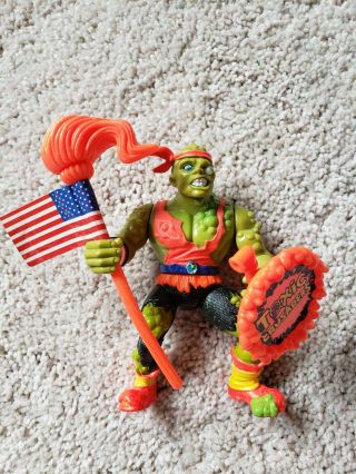 Toxic Crusaders Toxie Vintage Action Figure 1991 Playmates W Accessories