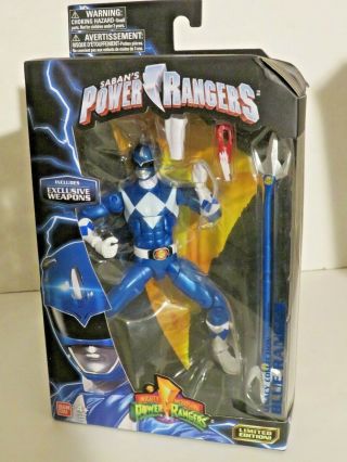 Power Rangers Legacy Metallic Blue Ranger Action Figure Bandai