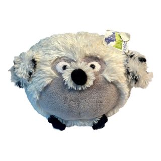 Giant Squishable Plush Snowy Spotted Owl Rare Cute,  Fluffy,  Retired - Soo Soft