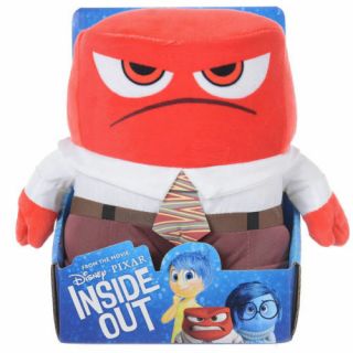 Disney Inside Out Anger 10 " Plush In Display Box Great Gift With Tags