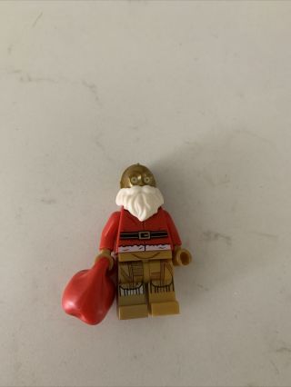 Lego Star Wars Gold C - 3po Santa Beard & Bag Minifigure