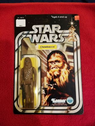 Kenner 1977 Star Wars Chewbacca Action Figure 12 - Back Recard