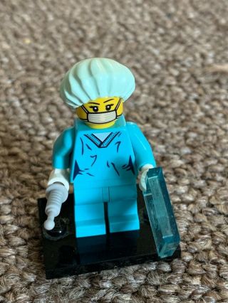 Lego Collectible Surgeon Doctor Nurse Minifigure Col091 Series 6