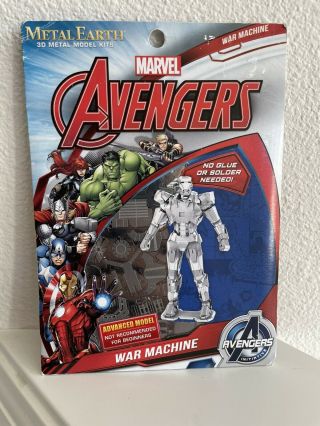 Marvel Metal Earth Avengers War Machine 3d Metal Model Kit Advanced Model