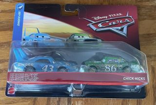 Disney Pixar Cars 2017 The King & Chick Hicks 2 Pack
