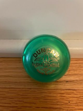 Vintage Duncan Hyper Imperial Yo - Yo Green - Made In Usa