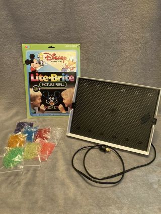 Vintage Lite - Brite (light Bright) W/ Pegs And Pictures,  Great