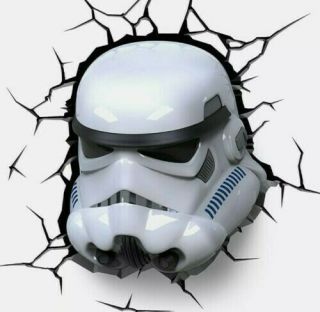 Disney Star Wars Stormtrooper Helmet 3d Deco Light