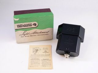 View - Master Light Attachment For Model C Stereoscopic Viewer By Drt Ma