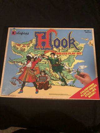 Colorforms 1991 Hook Deluxe Play Set No 2394 F