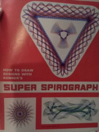 1969 Kenner Spirograph 2400 Complete Set Patterns With Square Box