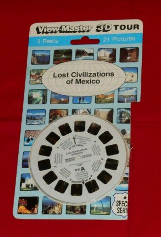 Vintage Lost Civilizations Of Mexico View - Master Reels With Card