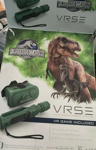 Jurassic World Vr Entertainment System Virtual Reality Set