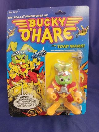 Vintage Hasbro 1990 Bucky O - Hare The Toad Wars : Bucky O - Hare Mib