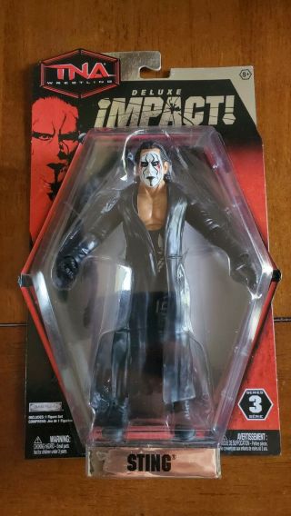 Tna Wrestling Deluxe Impact Sting Action Figure Series 3
