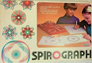 Vintage 1981 Spirograph Drawing Set By Kenner No 14210