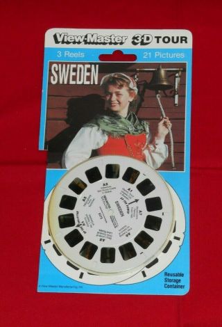 Vintage Sweden View - Master Reels With Card