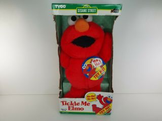 Tickle Me Elmo Doll By Tyco 1996 Sesame Street Doll
