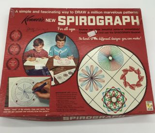 Vtg 1967 Kenner’s Spirograph Drawing Set 401 Complete