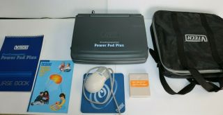 Vtech Precomputer Power Pad Plus Complete Vintage Rare With Case & Game