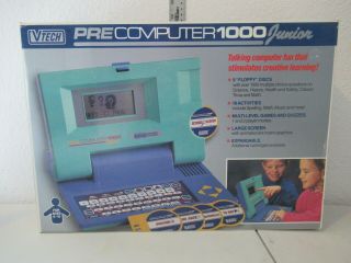 Vtech V Tech Vintage Precomputer 1000 Junior With 18 Games