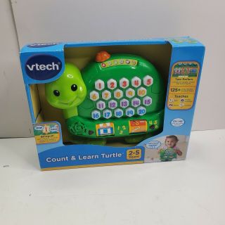 Vtech Count And Learn Turtle Ages 2 - 5 Math Memory Counting Bilingual