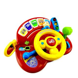 Vtech Tiny Tot Driver Steering Wheel Sounds Toy Throughout Fwo 3