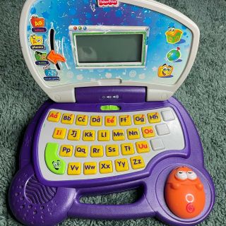 Fisher Price Kids Fun 2 Learn Purple Laptop Letters Alphabet Phonics Games