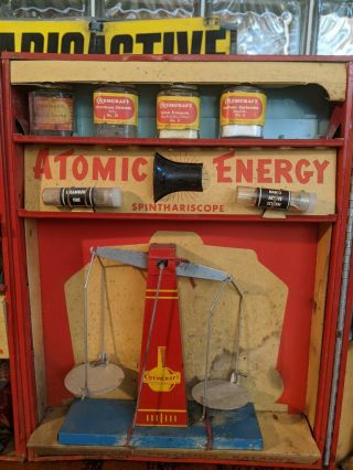 GRAIL 1950s Vintage Porter Chemcraft ATOMIC ENERGY Chemistry Set 6105 w/ Uranium 6